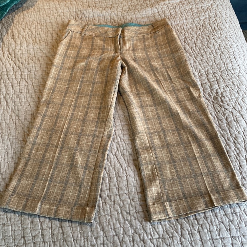 Poleci Wide Leg Capri Pants Size 6